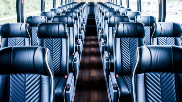 elgin 55 passenger charter bus inside
