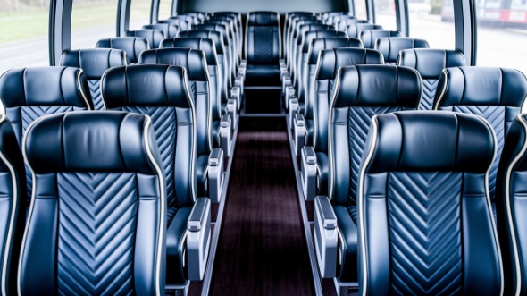 elgin 56 passenger charter bus inside