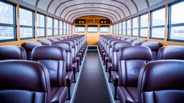 elgin school bus rental inside