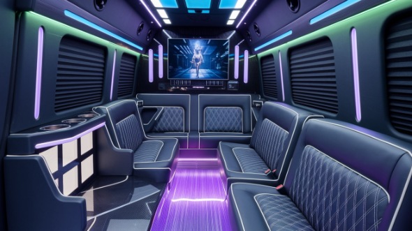 party bus rental interior elgin