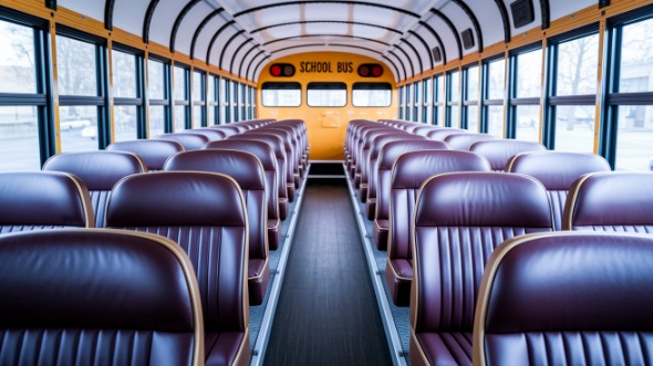 school bus rental interior elgin